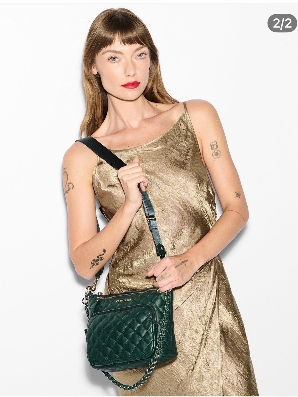 MZ Wallace THE LEATHER EMERALD METRO SCOUT